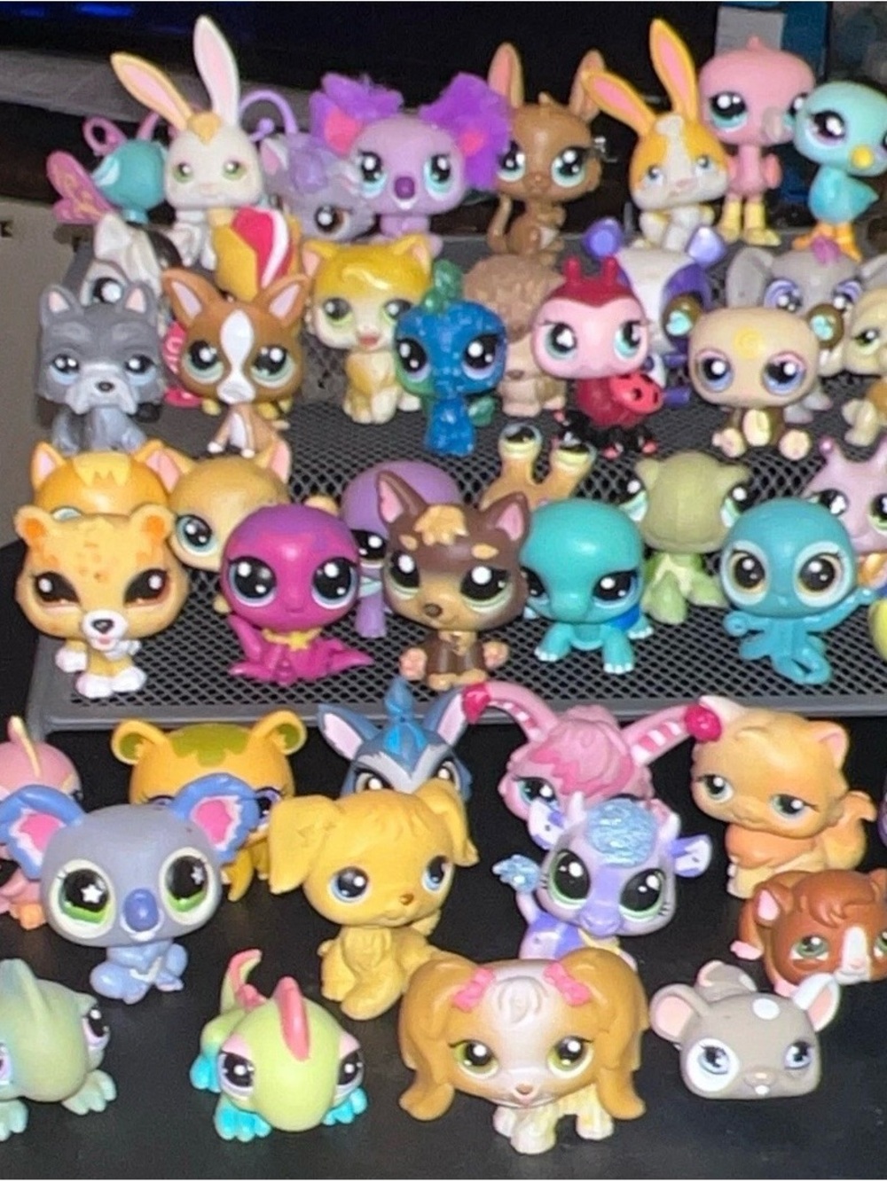 Huge Littlest Pet Shop Lot of 50 Authentic Vintage G2 G3 G4 G6 LPS Bundle